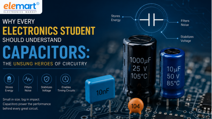 Why Every Electronics Student Should Understand Capacitors