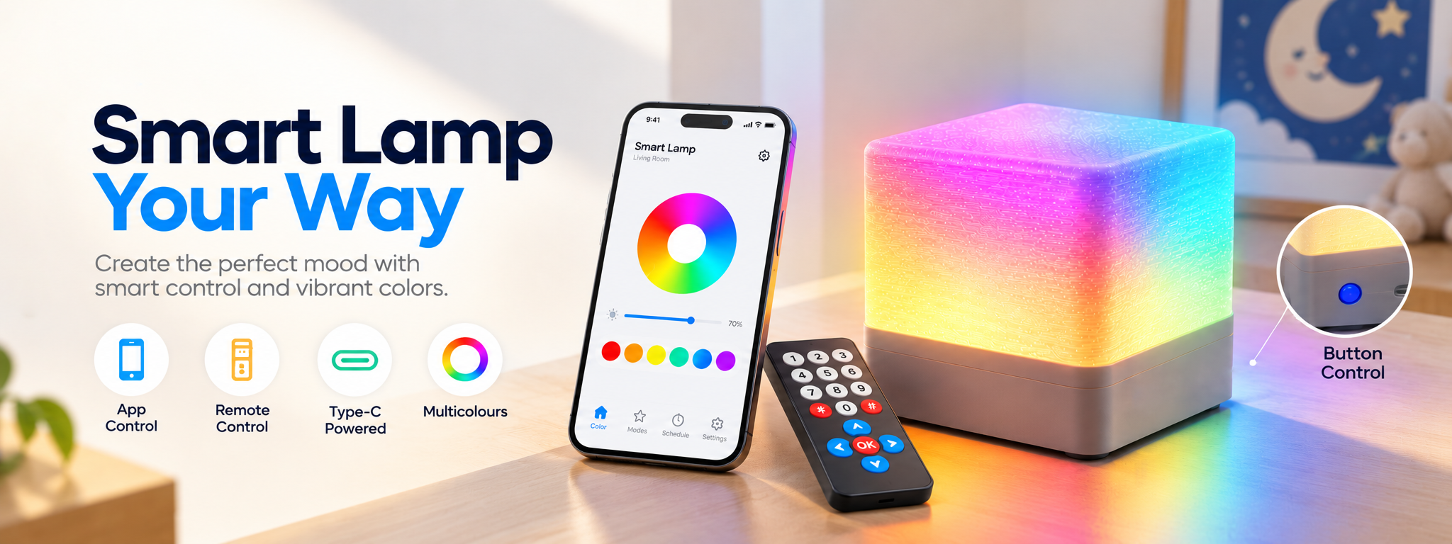 jiSECURE Smart Lamp Banner 