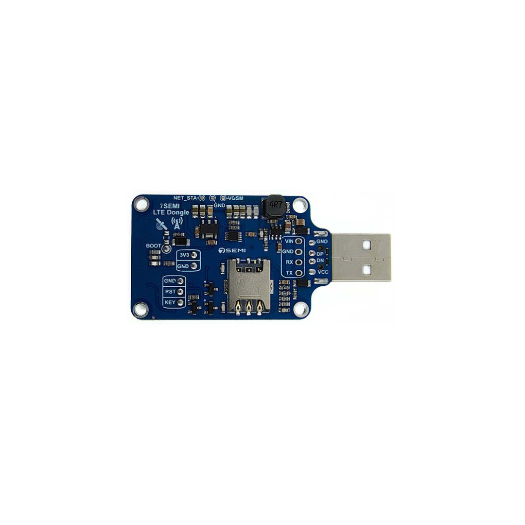 7semi ec200u 4g lte cat 1 dongle, gnss positioning