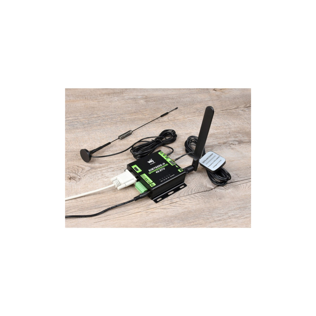 Industrial Grade SIM7600G-H 4G DTU, USB UART/RS232/RS485 Communication, LTE Global Band Support