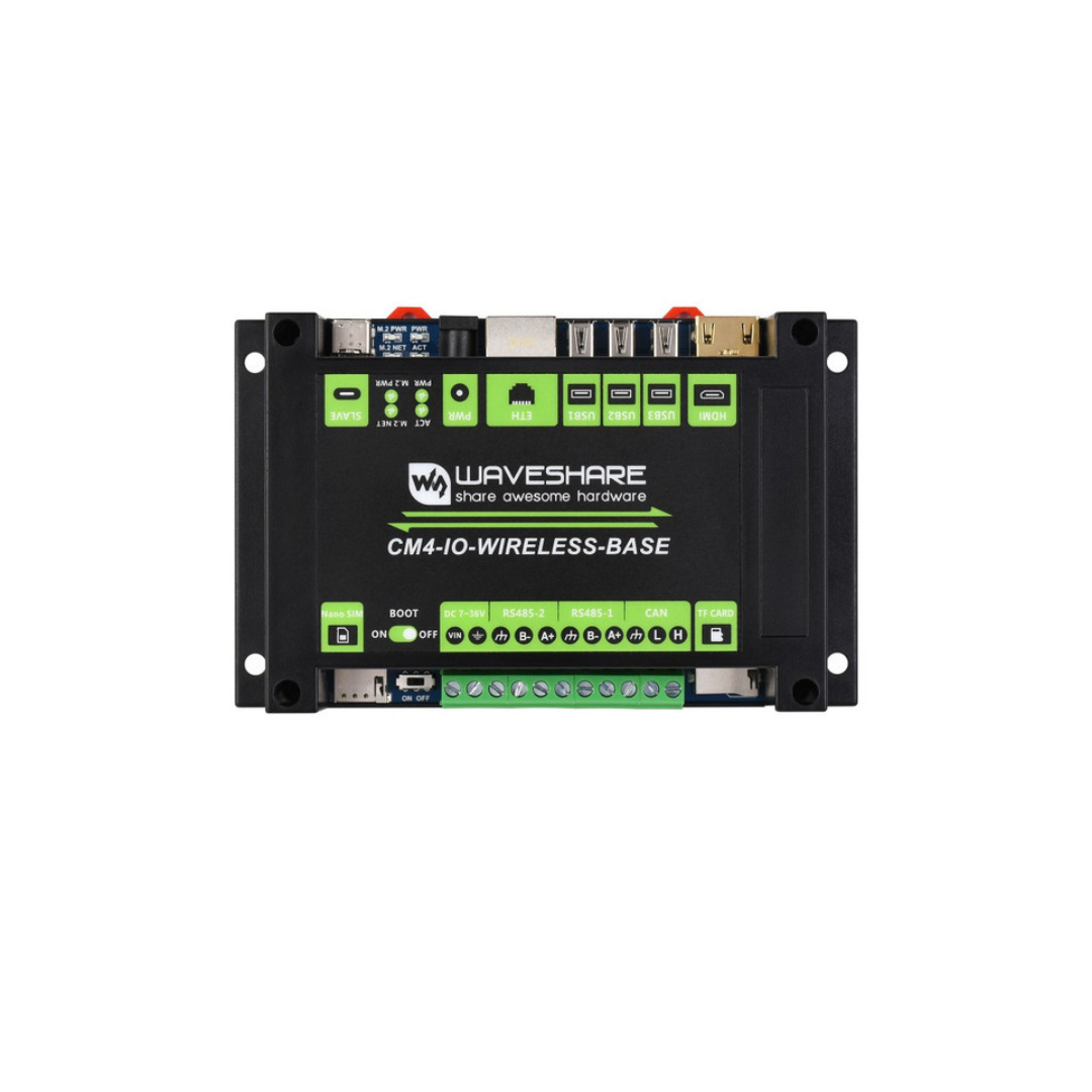 Industrial IoT Wireless Expansion Hat for Raspberry Pi Compute Module 4 (Base Board)