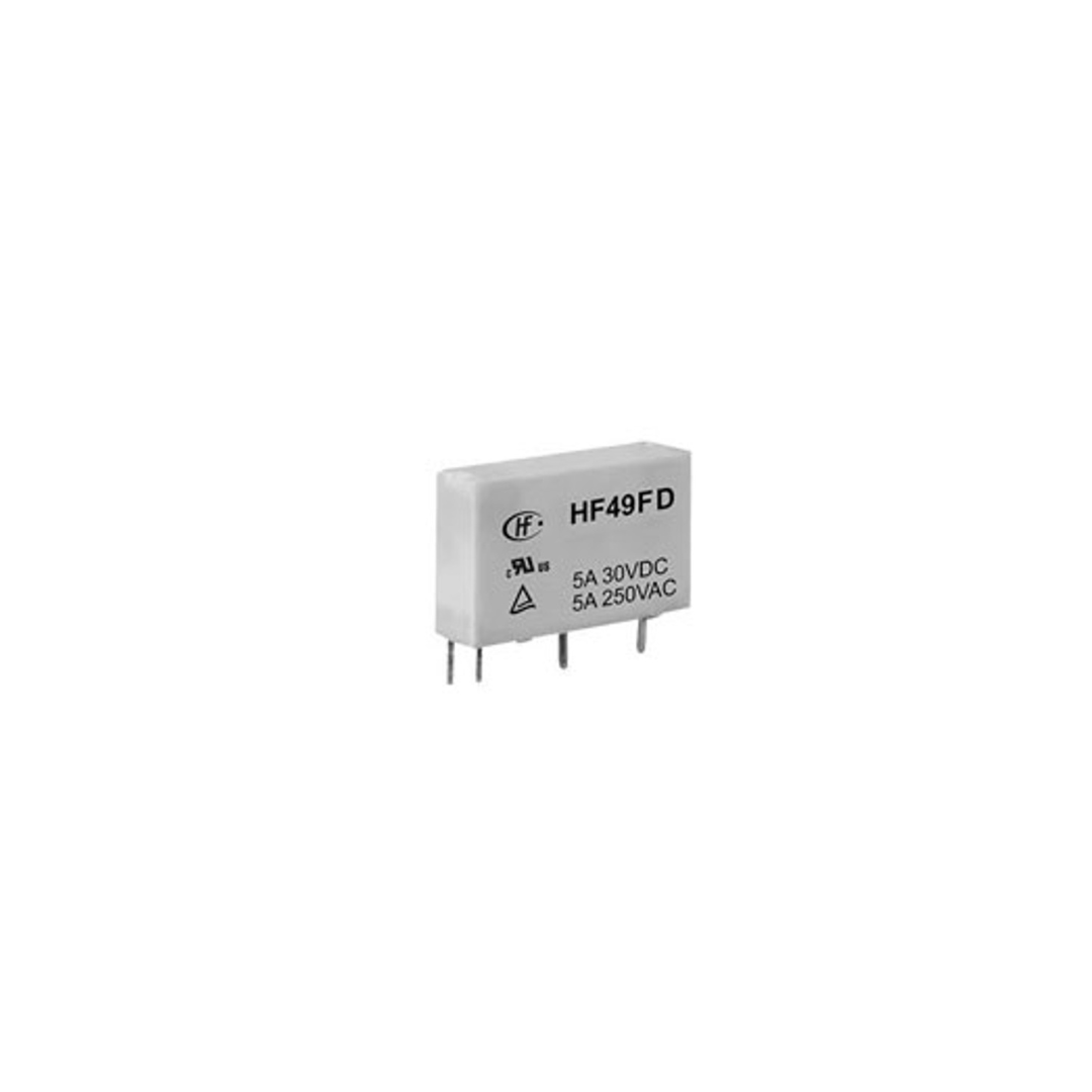 Hongfa HF49FD Series 5A SPST 12V PCB Mount Miniature Power Relay