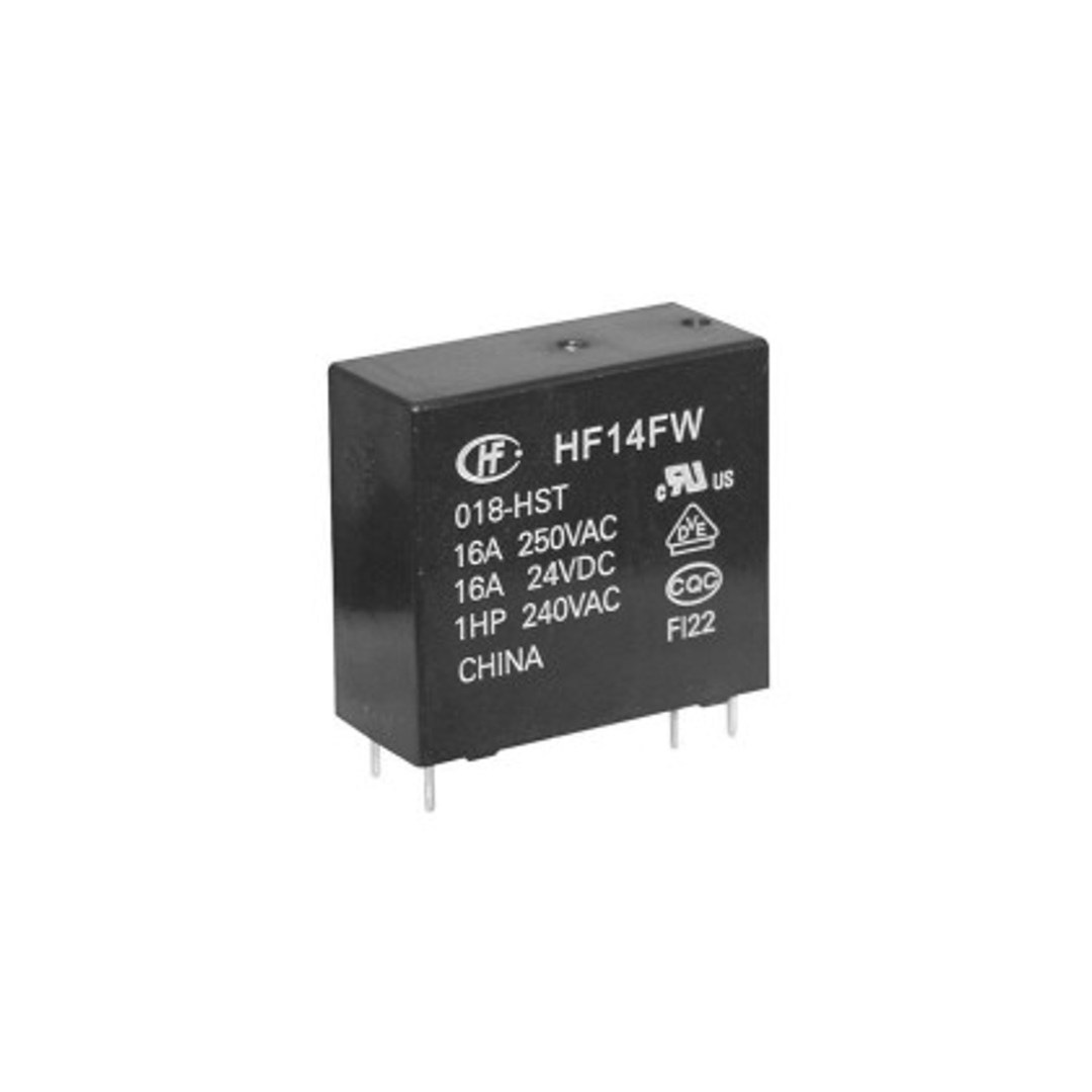 Hongfa HF14FW Series 16A SPST 12VDC PCB Mount Sealed Miniature High Power Relay