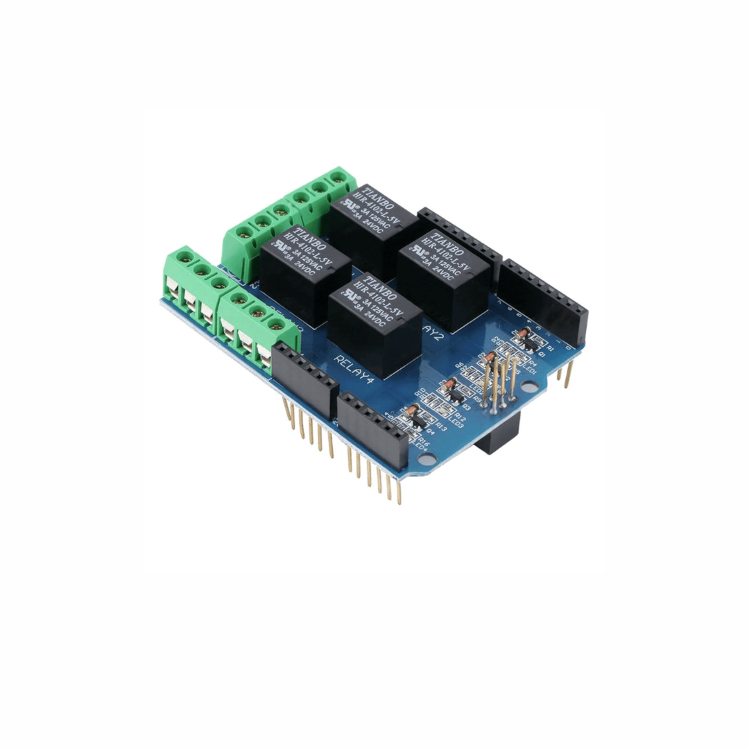 4 Channel Relay Shield Module for Arduino