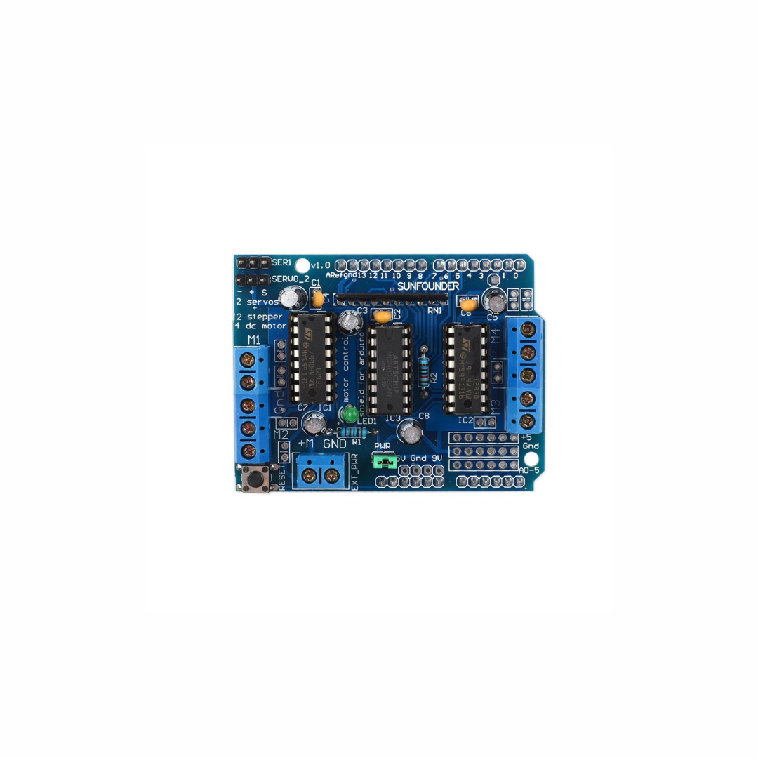 Arduino Motor Shield for DC Servo & Stepper Motors L293D