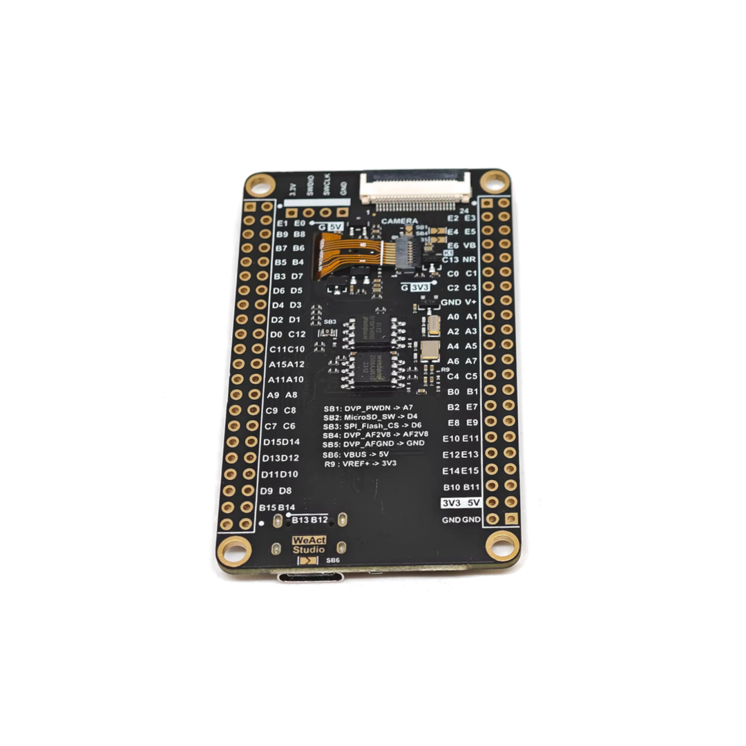 WeAct Studio STM32H750VBT6 Development Core Board With 0.96" TFT Screen OV7725 M12 camera