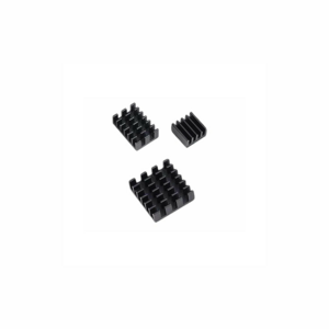 3 in 1 Black Aluminum Heat Sink for Raspberry Pi 4B