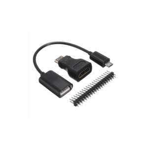 Raspberry Pi zero 3 in1 Micro USB Cable+Pin Header+HDMI Adapter