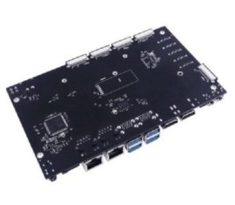 A205 Carrier Board for Jetson Nano/Xavier NX/TX2 NX with compact size and rich ports (6 CSI Camera, 2 HDMI, 5 SATA, M.2 key E supported etc.)