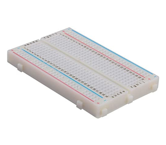 AEROKART INDIA 3 pcs Breadboard with 400 Tie Points (BB-801) Solderless Prototype Kit Universal PCB Bread Board Plus 2 Power Rail and Adhesive Back for Small DIY Kits Arduino Proto Raspberry rasp Pi Project