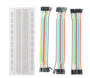 AEROKART INDIA Breadboard 840 point with jumper wires Set (20+20+20)