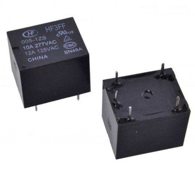 Hongfa HF3FF Series 10A SPDT 6VDC PCB Mount Sealed Subminiature High Power Relay