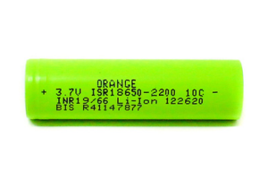 Orange A Grade ISR 18650 3.7V 2200mAh 10C Li-ion Battery
