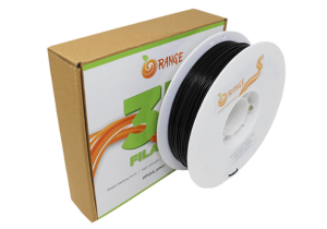 Orange PLA+ 1.75mm 3D Printing Filament 1kg-Black