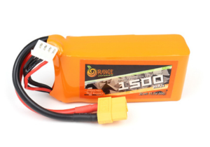Orange 11.1V 1500mAh 30C 3S Lithium Polymer Battery Pack