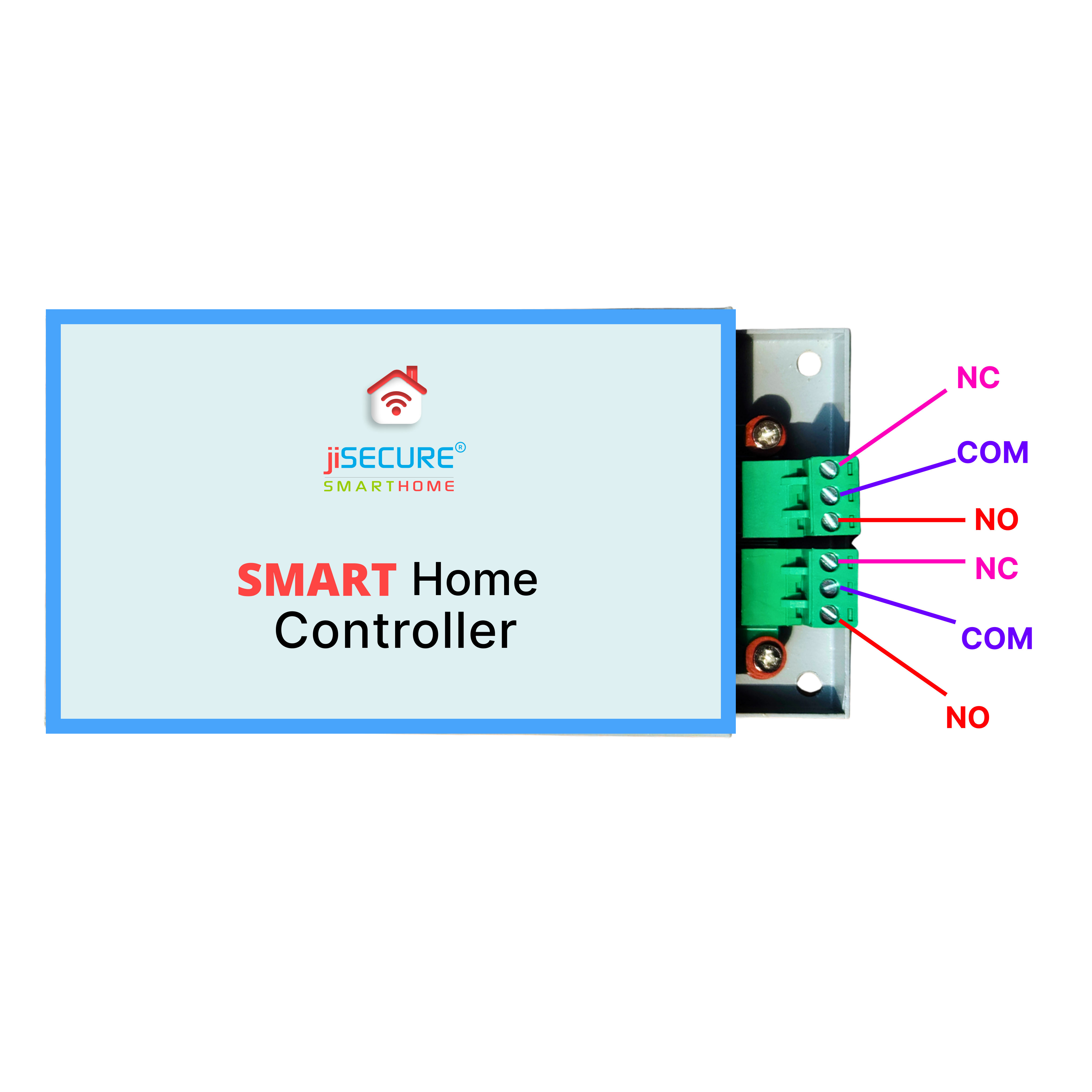 jiSECURE Smart Home Controller | WiFi and BLE Wireless Inching Relay Monetary