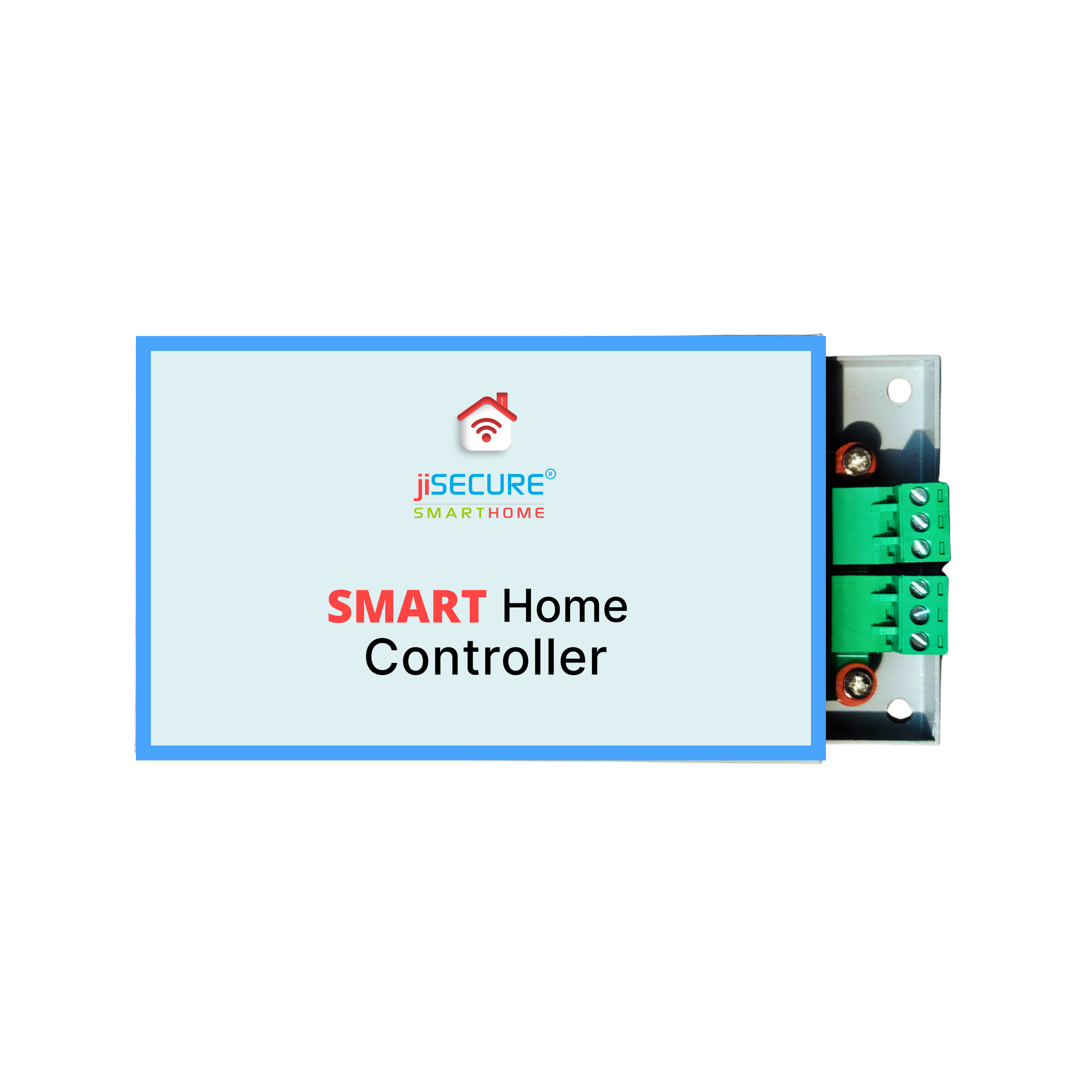 jiSECURE Smart Home Controller | WiFi and BLE Wireless Inching Relay Monetary | AC 220V Input Smart Home App Compatible With Android and iOS