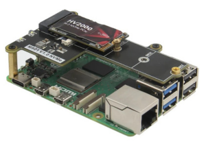 Geekworm M901 PCIe to M.2 Key-M NVMe SSD PIP TOP for Raspberry Pi 5