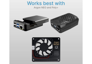 Argon Fan HAT for Raspberry Pi 4, 3B,3 B+, Includes 40mm Fan