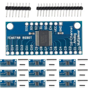 CD74HC4067 High Speed CMOS 16-Channel Analog/Digital Multiplexer Breakout Module