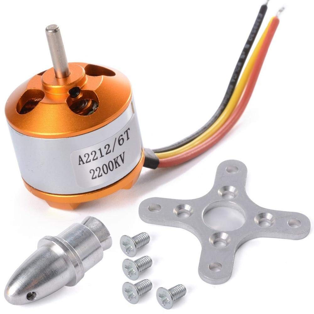 A2212 6T 2200KV Brushless Motor for Drone (Soldered Connector)