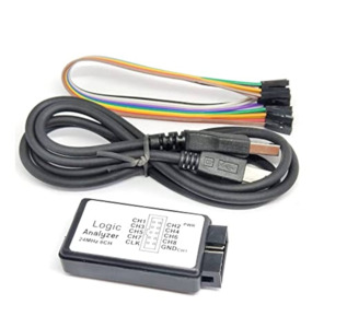 USB Logic Analyzer 24M 8CH, MCU ARM FPGA DSP Debug Tool