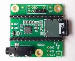 TEENSY4-AUDIO Audio Board for Use With Teensy 4.0 – 4.1, (Rev D)