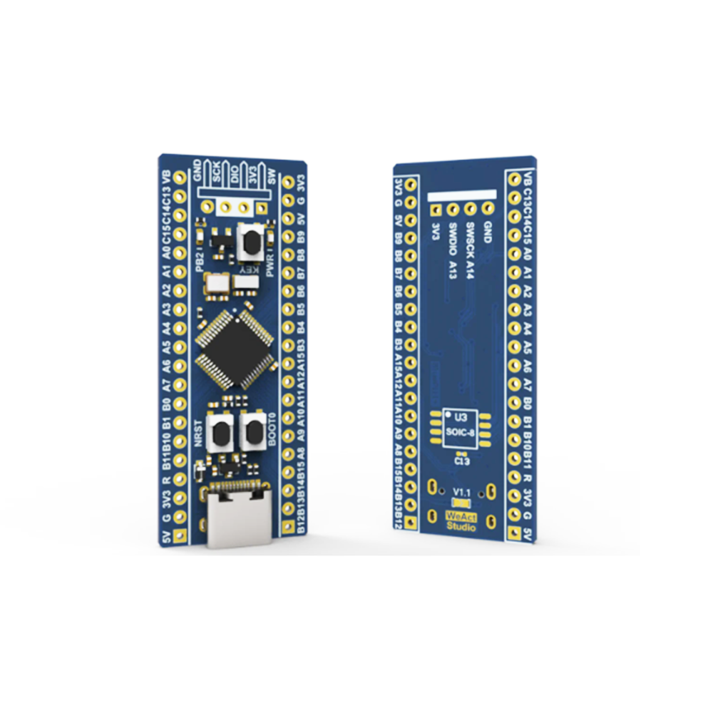WeAct Studio STM32F103CBT6 Bluepill Plus ARM STM32 Minimum System Development Board Module
