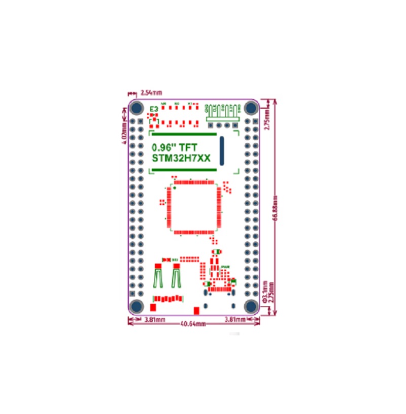 WeAct Studio STM32H723VGT6-H723VG LCD Core Demo Board