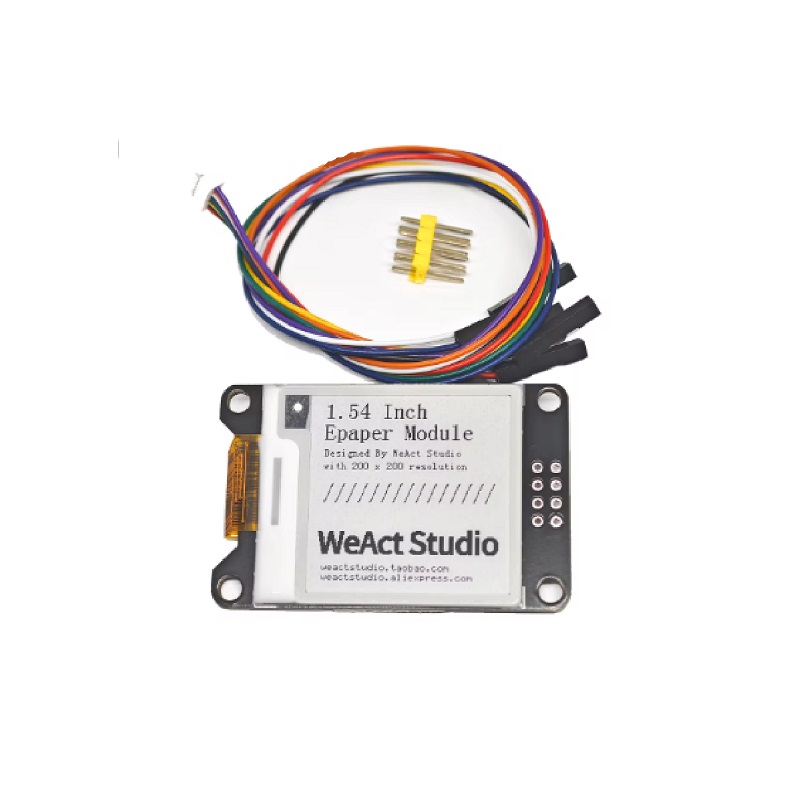 WeAct Studio 1.54 Inch Epaper Display Screen Module SPI Black-White