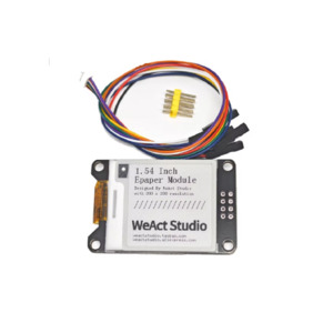 WeAct Studio 1.54 Inch Epaper Display Screen Module SPI Black-White
