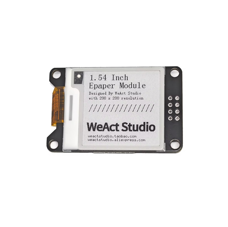 WeAct Studio 1.54 Inch Epaper Display Screen Module SPI Black-White
