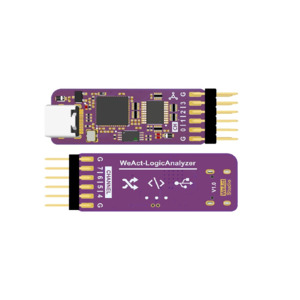 WeAct Studio USB Logic Analyzer DLA Mini 24Mhz 8ch Channels Hardware Debug Tool 5V MCU ARM FPGA Debugger