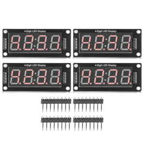 WeAct Studio Digital Tube Module TM1652 0.8 Inch 8.8:8.8. Module Red