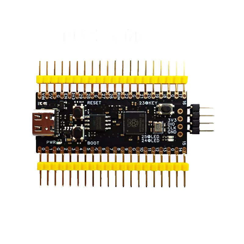 WeAct Studio RP2350A_V10 all pin out Raspberry Pi RP2350 RISC-V Hazard3 520KByte SRAM 16MByte QSPI Flash