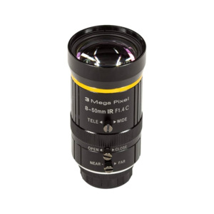 Arducam 8mm CS Mount Lens for Raspberry Pi HQ Camera with Manual Focus and Adjustable Aperture