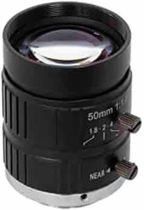 Arducam C-Mount Lens for Raspberry Pi High Quality Camera, 50mm Focal Length with Manual Focus and Adjustable Aperture