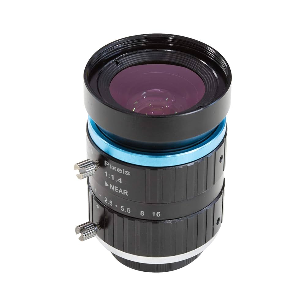 Arducam C-Mount Lens for Raspberry Pi High Quality Camera, 50mm Focal Length with Manual Focus and Adjustable Aperture