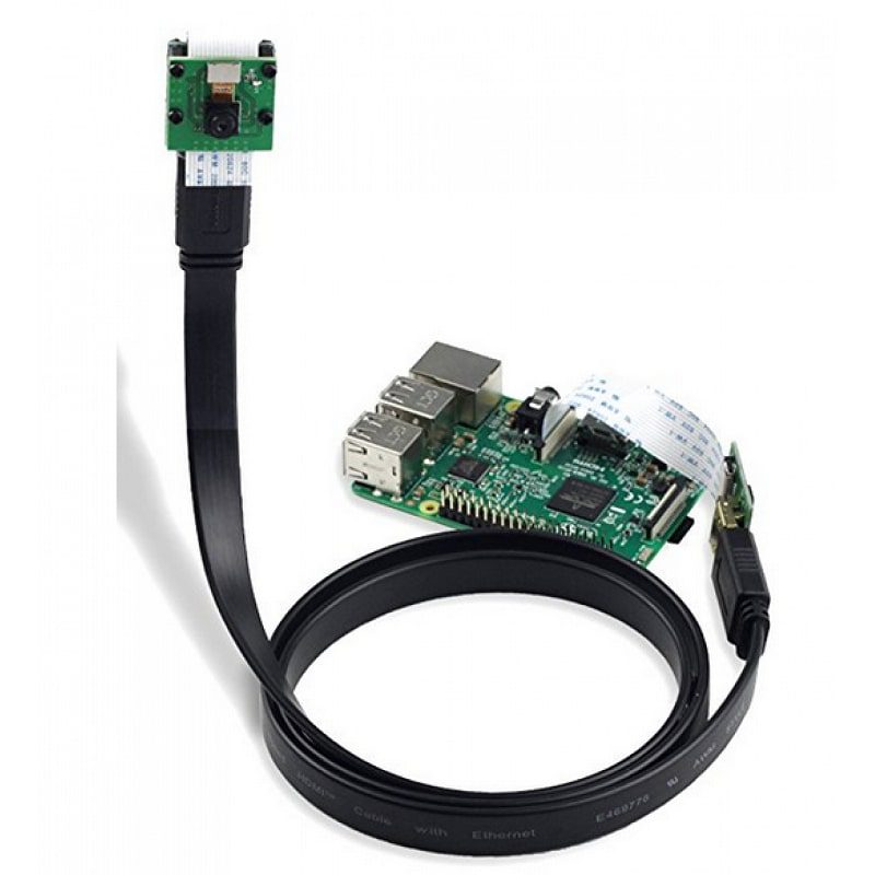 Arducam CSI to HDMI Cable Extension Module with 15pin 60mm FPC Cable for Raspberry Pi Camera V3/V1/V2/HQ (Pack of 2, 1 Set)