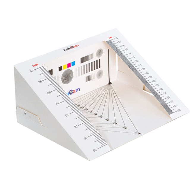 Arducam Lens Calibration Tool, Field of View (FoV) Test Chart Folding Card
