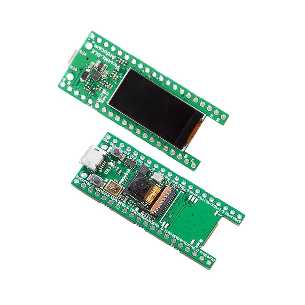 Arducam Pico4ML TinyML Dev Kit: RP2040 Board w/ QVGA Camera, LCD Screen, Onboard Audio, Reset Button & More