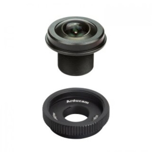 Arducam 120 Degree Wide Angle 1/2.3inch M12 Lens with Lens Adapter for Raspberry Pi High Quality Camera