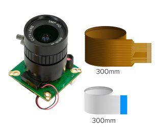 Arducam B0466R 12.3MP 477M HQ Camera Module for Raspberry Pi with 158°(D) M12 Wide Angle Lens