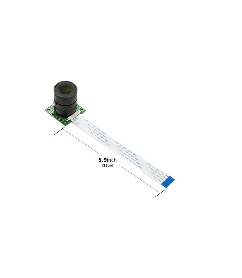 Arducam Noir Camera for Raspberry Pi, Interchangeable CS Mount Lens LS-2717CS, OV5647 5MP 1080P