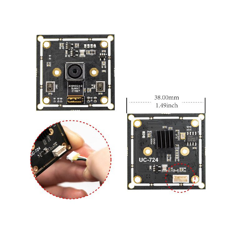 Arducam 16MP Autofocus USB Camera with Microphone, 1/2.8″ IMX298 Mini UVC USB2.0 4K Video Webcam