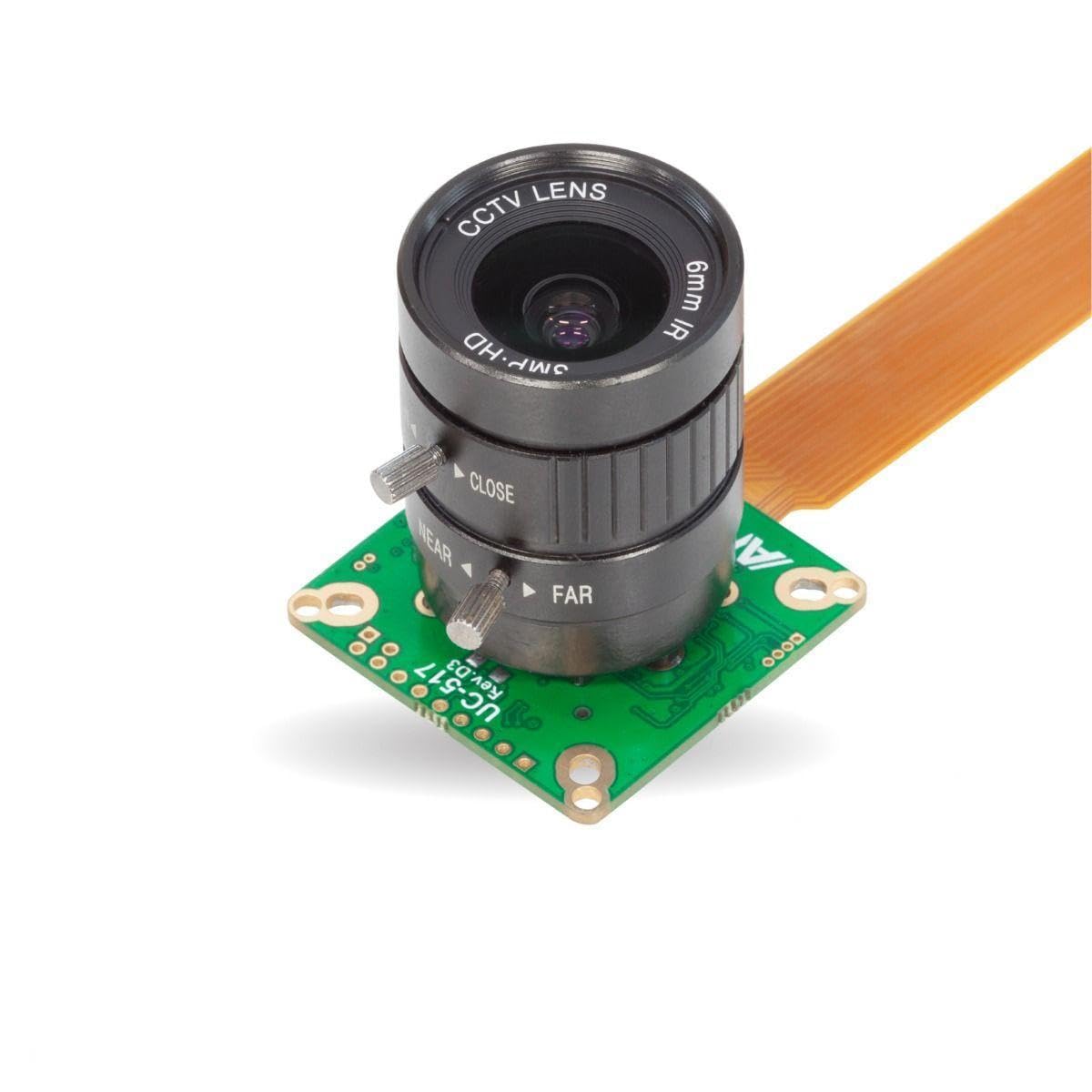 Arducam High Quality Camera for Raspberry Pi, 12.3MP 1/2.3 Inch HQ Camera Module with 6mm CS Lens for Pi 4B, 3B+, 2B, 3A+, Pi Zero and more