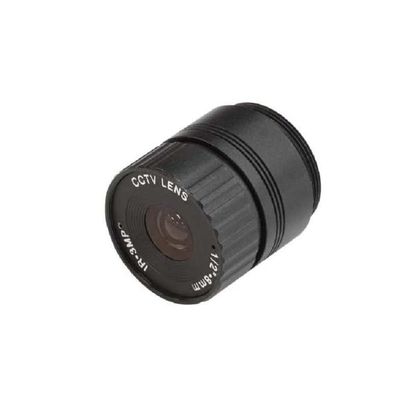 Arducam LN038 CS-Mount Lens for Raspberry Pi HQ Camera, 8mm Focal Length with Manual Focus