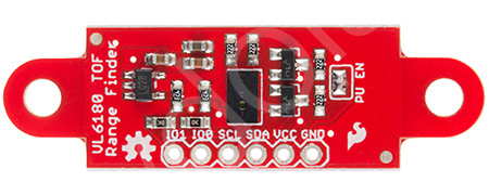 SparkFun SEN-12785 Time of Flight (ToF) Range Finder Sensor – VL6180 (Sparkfun)