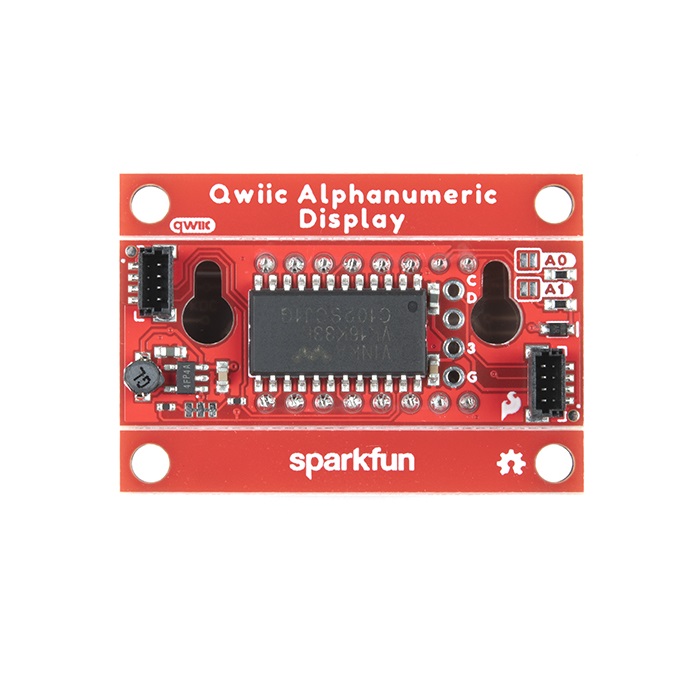 SparkFun COM-18565 Qwiic Alphanumeric Display – White