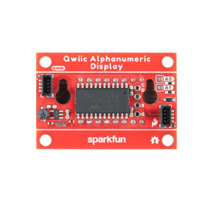 SparkFun COM-18565 Qwiic Alphanumeric Display – White